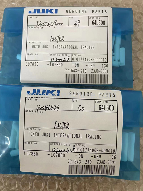 Αναλώσιμα 40046646/HM00101002/4493166 μηχανών φίλτρων Juki JUKI SMT