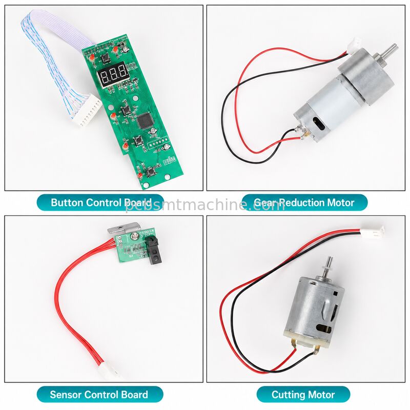 ED100 Automatic Tape Dispenser Spare Parts – Cutter Holder, Blade, Motor, Sensor and Control Board
