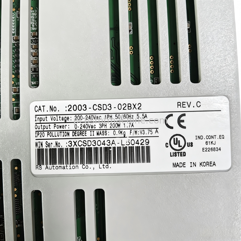 CSD3 Plus Servo Drive XY Axis Controller with Plug-and-Play for Precise Stencil Alignment AC 200~240V Single Phase