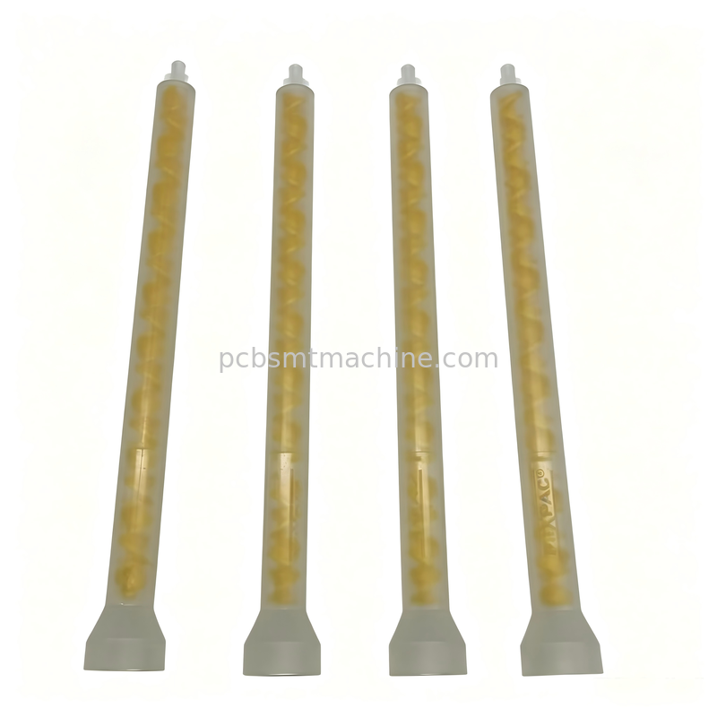 MIXPAC MS08-19-R 19-element Yellow POM Static Mixer για διανομή SMT PCB με πίεση 1500PSI