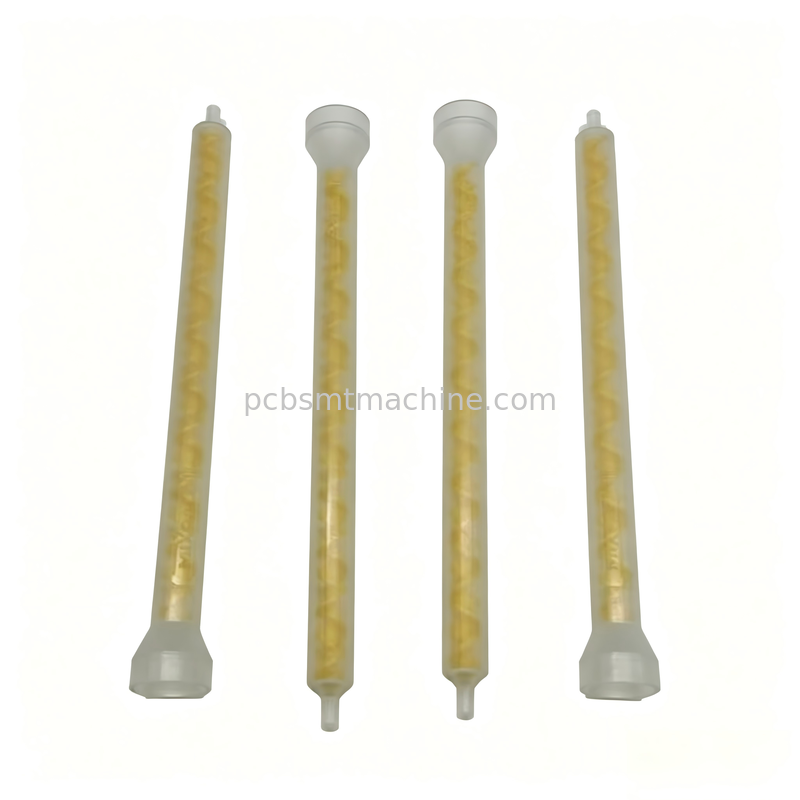 MIXPAC MS08-19-R 19-element Yellow POM Static Mixer για διανομή SMT PCB με πίεση 1500PSI