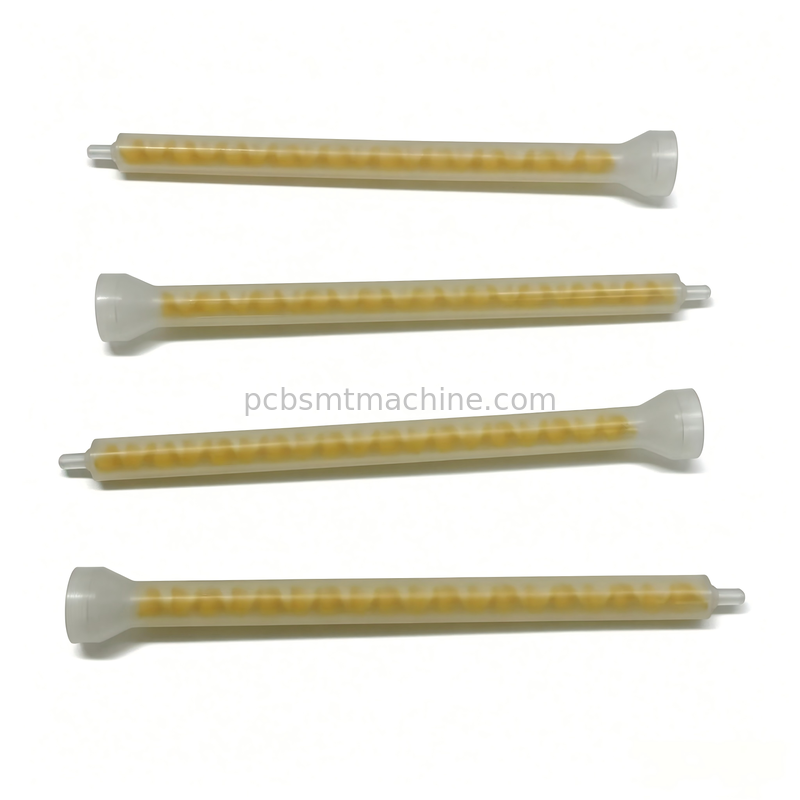 MIXPAC MS08-19-R 19-element Yellow POM Static Mixer για διανομή SMT PCB με πίεση 1500PSI