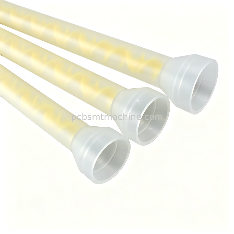MIXPAC MS08-19-R 19-element Yellow POM Static Mixer για διανομή SMT PCB με πίεση 1500PSI