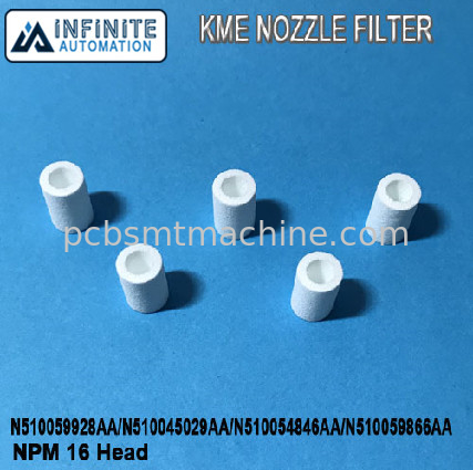Panasonic NPM 16 επικεφαλής φίλτρο N510059928AA N510045029AA N510054846AA N510059866AA για τη μηχανή SMT